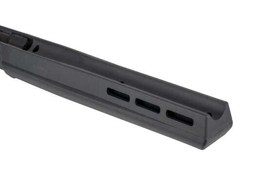 Magpul long action Hunter 700 stock for right handed actions in grey with M-LOK accessory slots